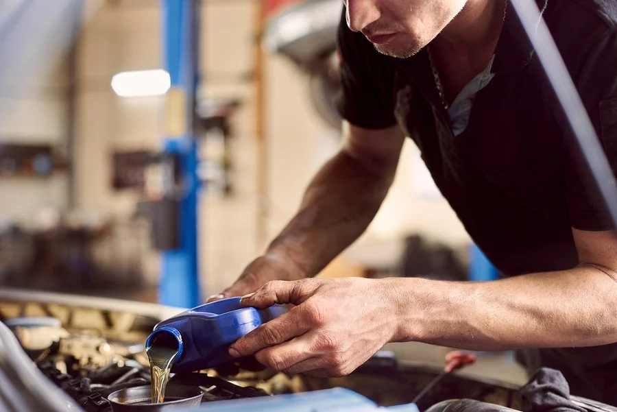 Oil Change for a German Car